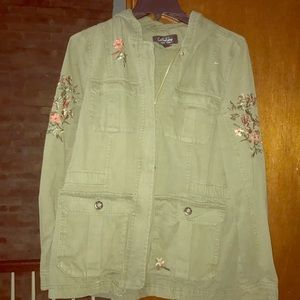 Women’s Coffee Shop embroidered jacket